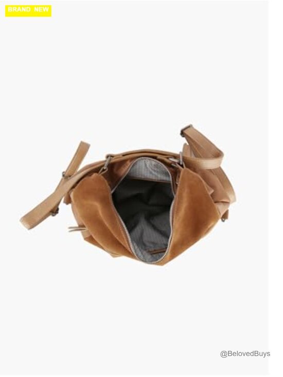 Convertible Shoulder Hobo Backpack Vegan Suede Travel Bag main image 5